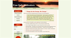 Desktop Screenshot of freedailymotivators.com
