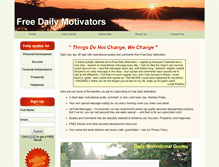 Tablet Screenshot of freedailymotivators.com